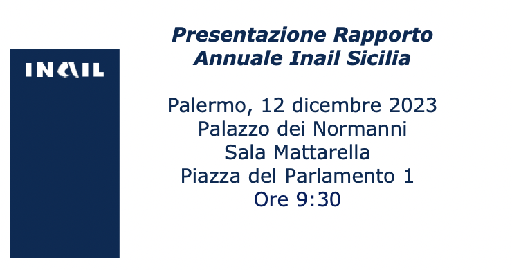 Inail Sicilia presenta il Rapporto annuale